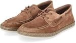 Rieker Halbschuhe - Gr. 43 - Braun - Rauleder