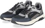 Rieker Low Sneaker - Gr. 42 - Schwarz - Textil & Synthetik