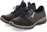 Rieker Slip On Sneaker - Gr. 36 - Braun - Textil & Synthetik