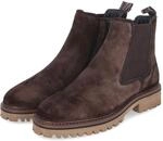 Tamaris Chelsea Boots Braun - Gr. 41 - Synthetik, Leder & Textil