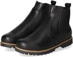 Andrea Conti Chelsea Boots Schwarz - Gr. 37 - Leder und Textil