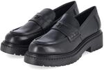 TT. Bagatt Slipper Schwarz - Gr. 38 - Leder und Textil
