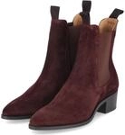 Gant Chelsea Boot ST BROOMLY Rot - Gr. 37 - Leder und Textil