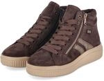 Remonte Schn&uuml;rstiefeletten Braun - Gr. 36 - Textil