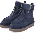 Gabor Winterboots Blau - Gr. 37 - Leder und Textil
