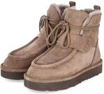 Gabor Winterstiefel Taupe - Gr. 38,5 - Wolle