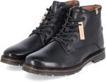 Salamander Stiefeletten Schwarz - Gr. 43 - Leder und Textil