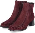 Tamaris Stiefeletten Rot - Gr. 36 - Textil und Synthetik