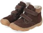 Pepino Wiinterstiefellten NICO BAREFOOT Braun - Gr. 20 - Wolle