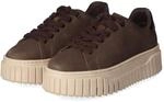 Tamaris Plateau Sneaker Braun - Gr. 41 - Textil