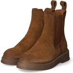 Tamaris Chelsea Boots Braun - Gr. 36 - Textil und Synthetik