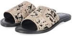 Bullboxer Pantoletten Beige - Gr. 36 - Echt Leder