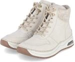 Rieker Schn&uuml;rstiefeletten Beige - Gr. 36 - Textil