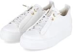 Paul Green Plateau-Sneaker - Gr. 42 - Wei&szlig; - Glattleder