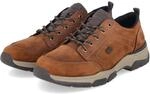 Rieker Low Sneaker - Gr. 44 - Braun - Rauleder