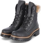 Rieker Winterstiefeletten - Gr. 40 - Schwarz - Kunstleder