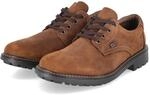 Rieker Halbschuhe - Gr. 41 - Braun - Rauleder