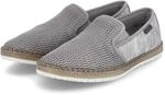 Rieker Espadrilles - Gr. 45 - Grau - Synthetik