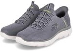 Skechers Slip-ins Sneaker HIGH RANGE - Gr. 42 - Grau - Textil