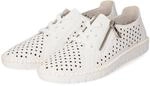 Rieker Halbschuhe - Gr. 36 - Wei&szlig; - Leder