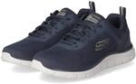 Skechers Low Sneaker TRACK - Gr. 41 - Blau - Textil & Synthetik