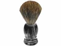 Erbe Shaving Shop Rasierpinsel schwarz/weiß marmoriert 6207