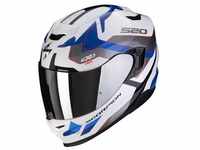 Motorradhelm Scorpion EXO 520 Evo Air Elan, XS, Weiss-Blau