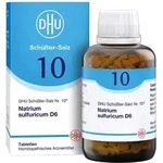DHU Sch&uuml;&szlig;ler-Salz Nummer 10 Natrium sulfuricum D6 Tabletten