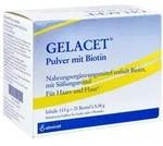 Gelacet Pulver Mit Biotin Im Beutel