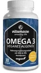 Omega-3 Vegan Algen&ouml;l Hochdosiert Kapseln
