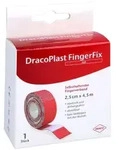 Dracoplast Fingerfix 2,5 cmx4,5 m mit Wundk.rot
