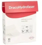 Dracohydrofaser 5x5 cm gelbildender Faserverband