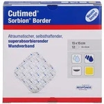 Cutimed Sorbion Border Wundauflage 15x15 Cm Steril