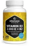 Vitamin D3 2000 IE + K2 Tabletten