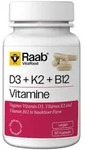 Raab Vitalfood Vitamin D3 K2 B12 Kapseln