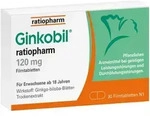 Ginkobil ratiopharm 120mg mit Ginkgo biloba
