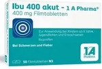 Ibu 400 akut - 1 A Pharma&reg; Filmtabletten
