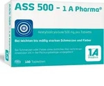ASS 500 - 1 A Pharma&reg; Tabletten