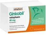 Ginkobil ratiopharm 40mg mit Ginkgo biloba