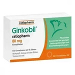 Ginkobil ratiopharm 80mg mit Ginkgo biloba