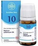 DHU Sch&uuml;&szlig;ler-Salz Nummer 10 Natrium sulfuricum D6 Tabletten