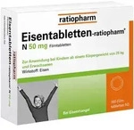 Eisentabletten-ratiopharm N 50 mg Filmtabletten