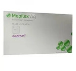 Mepilex Ag Verband 10x20cm steril