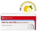 NAC AL akut 600 mg Brausetabletten bei Husten (Schleiml&ouml;ser)