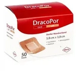 Dracopor Wundverband 3,8x3,8 cm steril hautfarben