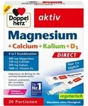 Doppelherz aktiv Magnesium + Calcium + Kalium + D3 DIRECT Pel.