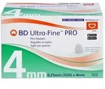 Bd Ultra-fine Pro Pen-nadeln 4 Mm 32 G 0,23 Mm