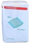 Nobasorb Saugkompressen 10x10 cm