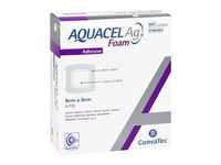 Aquacel Ag Foam adhäsiv 8x8 cm Verband