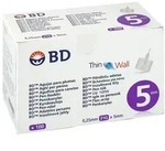 Bd Thin Wall Pen-nadeln 0,25x5 mm